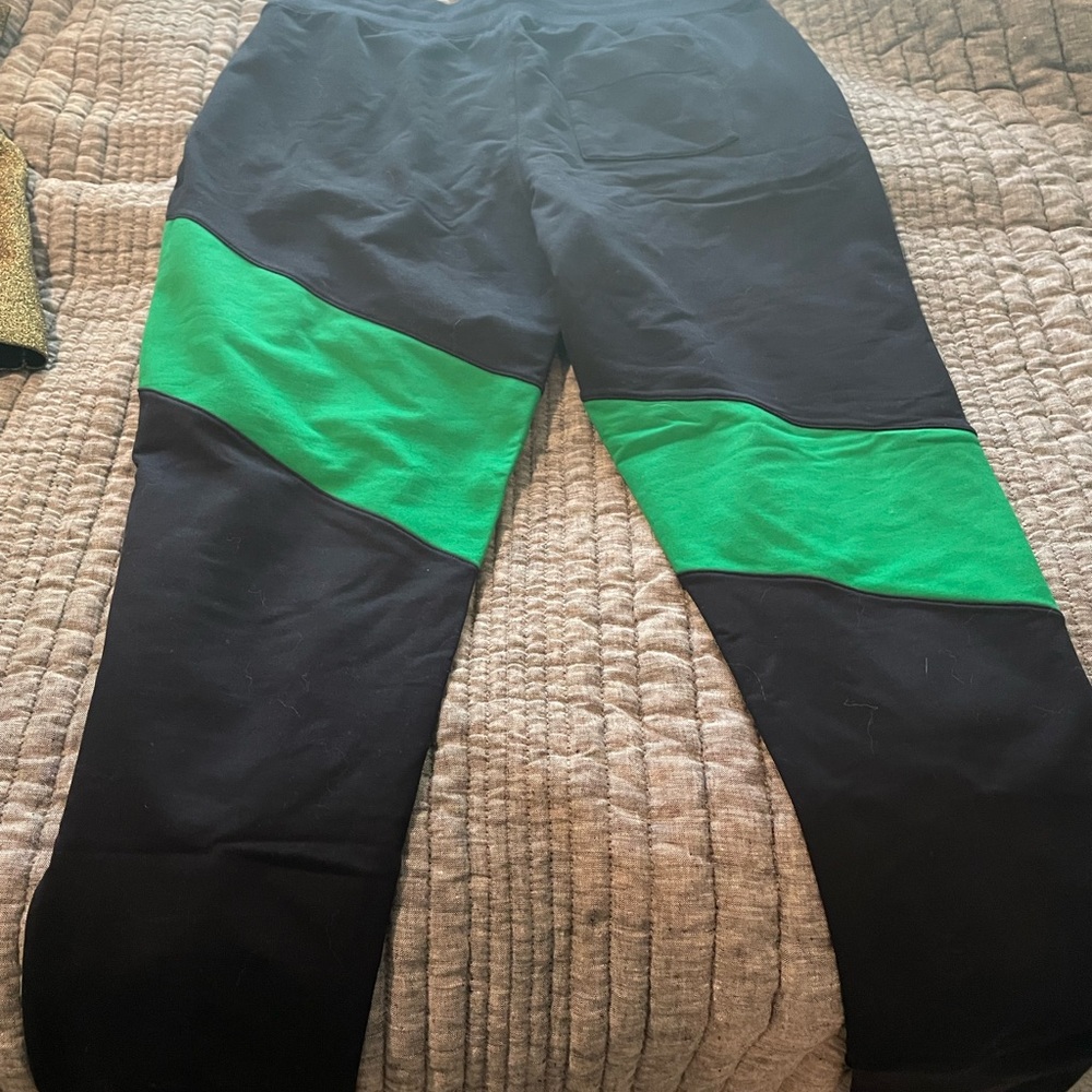 NWT Lauren Ralph Lauren two tone joggers - Picture 4 of 7